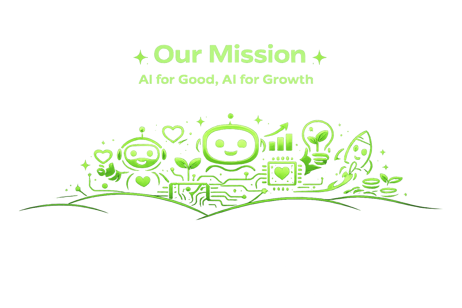 Our Mission mascot illustration